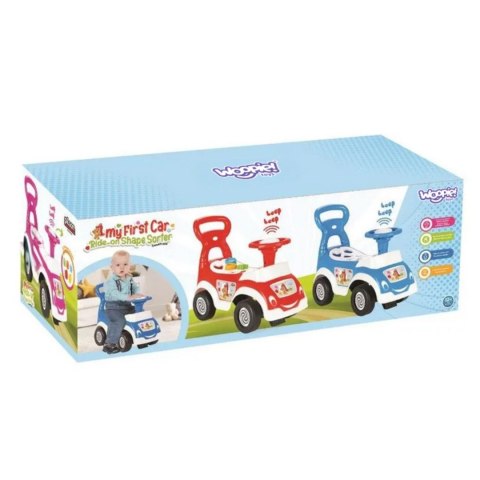 WOOPIE Jeździk 4w1 Sorter Pchacz Chodzik + Klakson Schowek