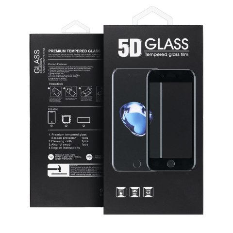 5D Full Glue Tempered Glass - do Honor 400 Smart 5G / 400 Smart 4G / X7d 4G czarny