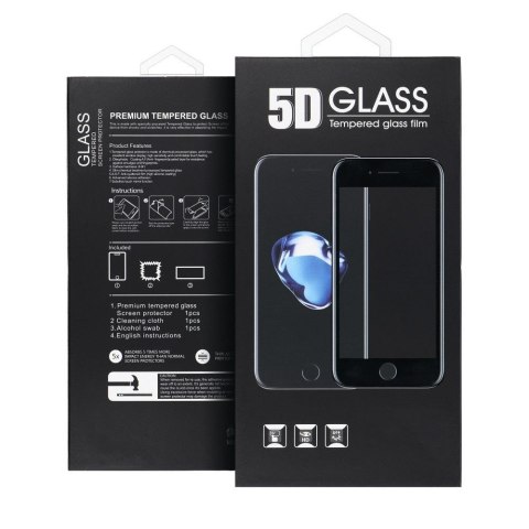 5D Full Glue Tempered Glass - do iPhone 13 Pro Max / 14 Plus (MATTE) czarny