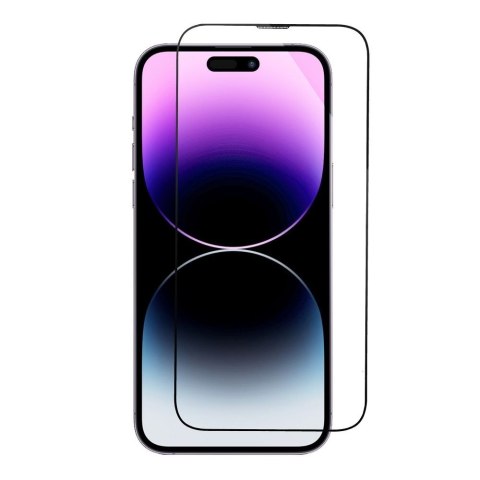 5D Full Glue Tempered Glass - do iPhone 16 Pro Max / 17 Pro Max czarny + aplikator