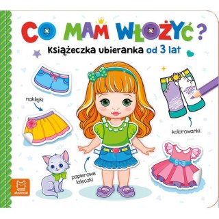 Aksjomat Co mam włożyć? Książeczka ubieranka od 3 lat KS0599