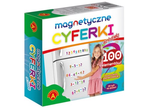 Alexander Cyferki magnetyczne na lodówkę 100 elementów TA0105