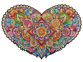 Alexander Mandala MIŁOŚCI z miłością - drewniane puzzle 150 ele ZA6079