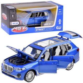Auto Suv BMW X7 1:32 metalowe autko model dźwięki światła ZA3756