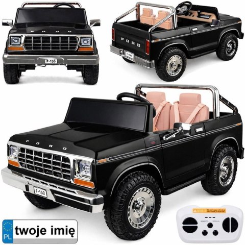 Auto na akumulator Dwu Osobowy Klasyczny Ford Bronco Autko Pickup PA0338