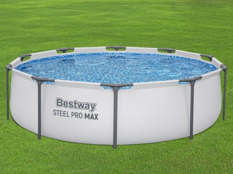 Basen Stelażowy Steel Pro MAX 305x76 Okrągły 10FT BESTWAY 3w1