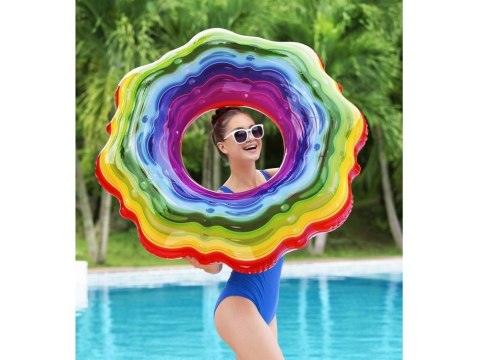 Bestway Dmuchane koło do pływania KOLOROWA GALARETKA 115cm 36163