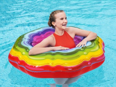 Bestway Dmuchane koło do pływania KOLOROWA GALARETKA 115cm 36163