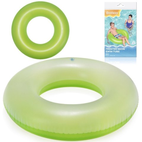 Bestway Duże koło do pływania NEON POMARAŃCZOWE 91cm 36025