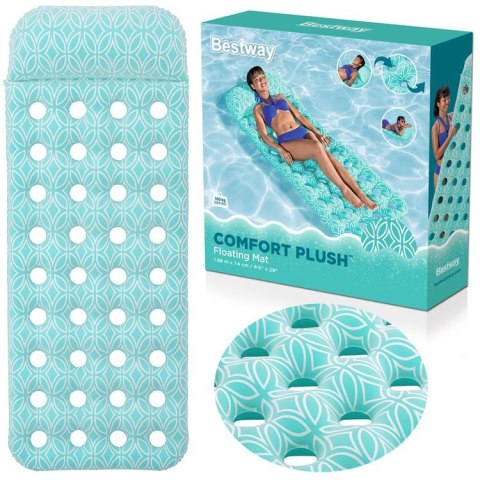 Bestway Materac plażowy Comfort Plush efekt zmiany koloru 198x74cm 43550