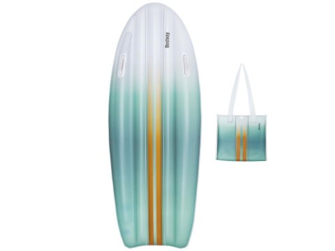 Bestway Materac plażowy z uchwytami TAHITI 183x71cm + torba plażowa 42072