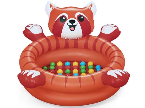 Bestway Suchy basen z kulkami Czerwona PANDA 107x94cm + 50 kulek 52702