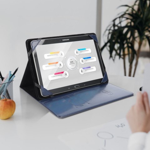 BLUN uniwersalny futerał na tablet 11" (UNT) niebieski