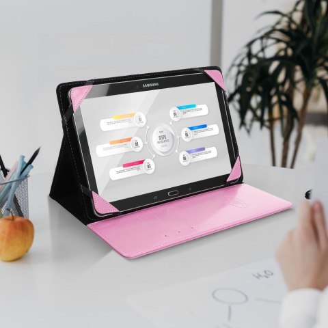 BLUN uniwersalny futerał na tablet 8" (UNT) różowy