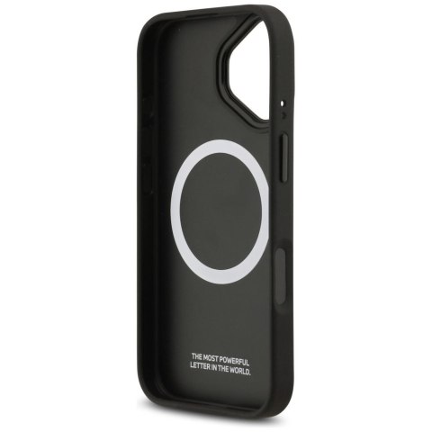 BMW futerał do IPHONE 17 kompatybilny z MagSafe BMHMP17S25PCPSKR (PU Perfotated Stripe Logo) red