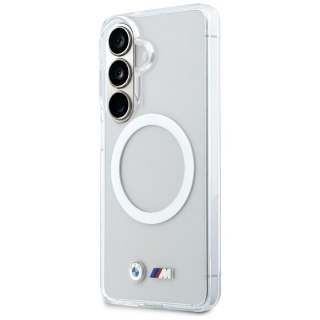 BMW futerał do SAMSUNG S26 BMHMS26S25HSMLKT (Magnetic IML Shockproof W/ Metal Logos) transparentny