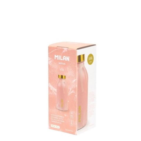 Butelka termiczna 354ml Lava różowa MILAN
