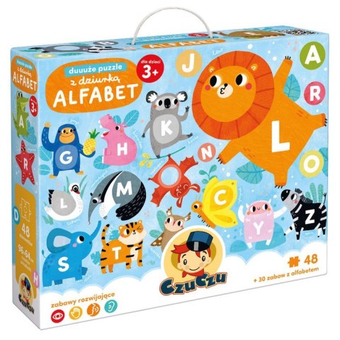 CzuCzu Duuuże puzzle z dziurką Alfabet ZA4077