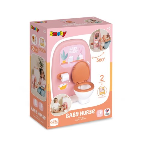 SMOBY Baby Nurse - Dwustronna toaleta Dla lalki 42 cm