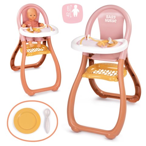 SMOBY Baby Nurse krzesełko do karmienia