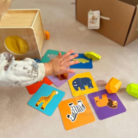 WOOPIE GREEN Box Pudełko XXL Montessori Edukacyjne 7w1 Sensoryczne 31-36 Mies. FSC