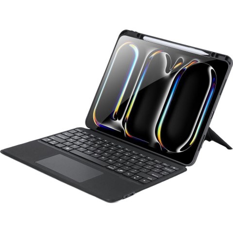 DUX DUCIS etui DK składane z klawiaturą bezprzewodową do iPad Pro 13 (2024) czarne