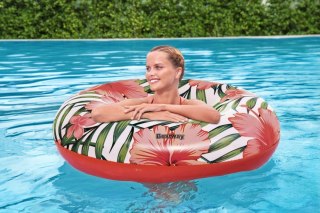 Dmuchane Kółko Tropical do pływania dla dzieci 12+ Biały BESTWAY 119cm