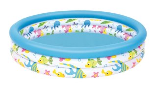 Dmuchany Basen Brodzik Rybki dla dzieci BESTWAY 122x25cm