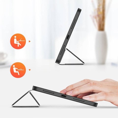 DUX DUCIS etui DOMO składane z miejscem na rysik do iPad 10 (2022) czarne