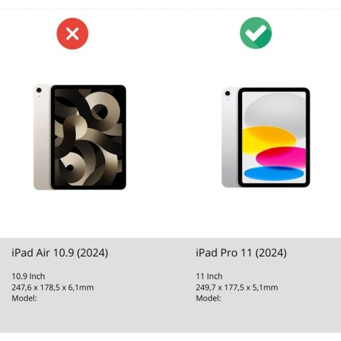 DUX DUCIS etui UNID składane z miejscem na rysik do iPad Pro 11 (2024) czarne
