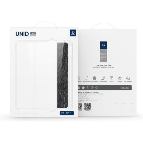 DUX DUCIS etui UNID składane z miejscem na rysik do iPad Pro 11 (2024) czarne
