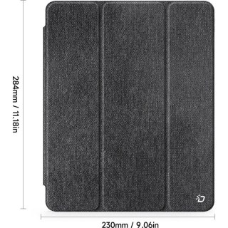 DUX DUCIS etui UNID składane z miejscem na rysik do iPad Pro 13 (2024) czarne