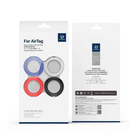 DUX DUCIS futerał ochronny z plastiku na Apple AirTag (4 pak)