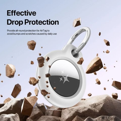 DUX DUCIS futerał ochronny z plastiku na Apple AirTag (4 pak)