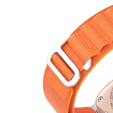 DUX DUCIS pasek GS nylonowy do Apple Watch 42 / 44 / 45 / 49 mm pomarańczowy