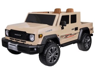 Duże auto PICKUP na akumulator elektryczne dla dzieci 2os 4x4 paka PA0329