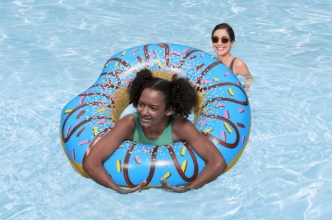 Duże kółko do pływania dla dzieci Donut Niebieski BESTWAY 107cm Winyl