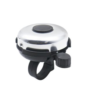 Dzwonek do roweru / hulajnogi aluminiowy FSBHN-075 czarno srebrny