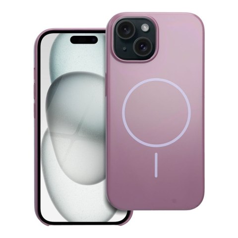 Etui na iPhone 15 Glossy Mag Cover zgodny z MagSafe fioletowe