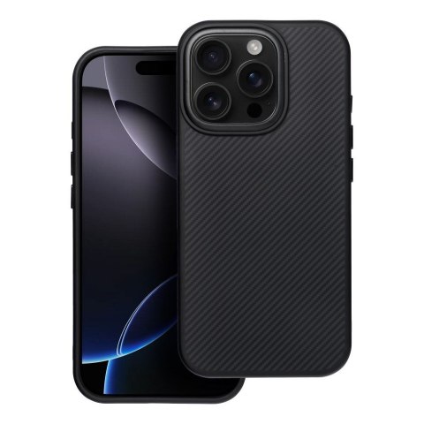 Etui na iPhone 16 PRO Carbon Elite Mag Cover zgodne z MagSafe czarne