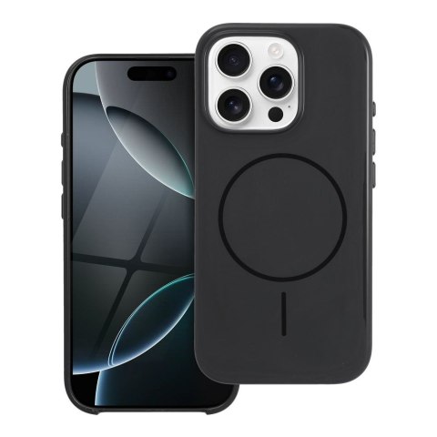 Etui na iPhone 16 PRO MAX Premium Glossy Mag Cover zgodny z MagSafe i Camera Control button czarne