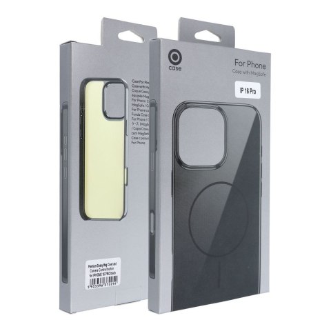Etui na iPhone 16 PRO MAX Premium Glossy Mag Cover zgodny z MagSafe i Camera Control button czarne