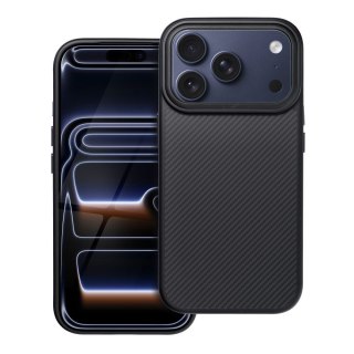 Etui na iPhone 17 PRO Carbon Elite Mag Cover zgodne z MagSafe czarne