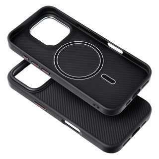 Etui na iPhone 17 PRO Carbon Elite Mag Cover zgodne z MagSafe czarne