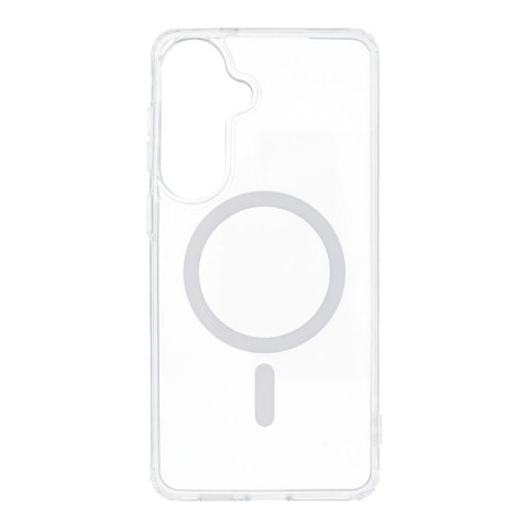 Etui na Samsung S26 ULTRA Drop Glue Colorful Ring Mag Cover zgodny z MagSafe białe