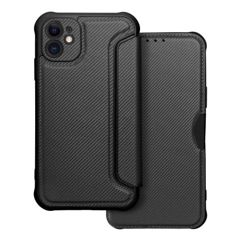 Etui z klapką na iPhone 11 Razor Book czarne