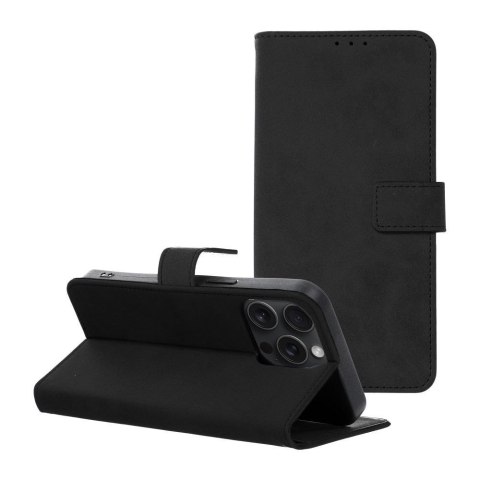 Etui z klapką na iPhone 15 PRO MAX Tender Book czarne