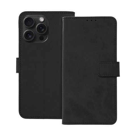 Etui z klapką na iPhone 15 PRO MAX Tender Book czarne