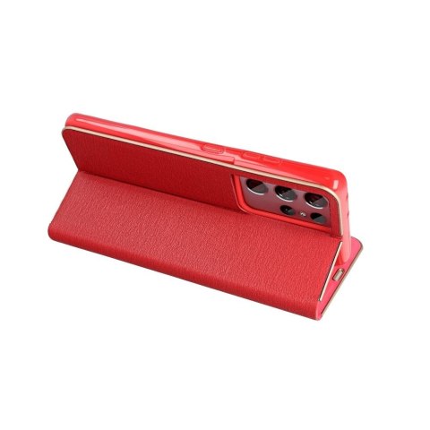 Etui z klapką na iPhone 16 PRO MAX Luna Book Gold czerwone