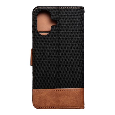 Etui z klapką na iPhone 17 Jeans Book czarne